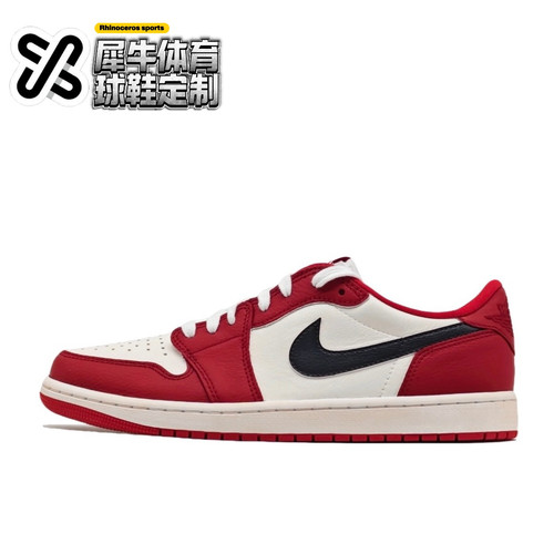 AirJordan1低帮篮球鞋芝加哥红白