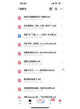 阿斯伯格自闭孤独症文档合集 历程做看听说建入手册社交潜规则