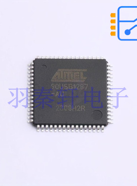 AT90USB1287-AU TQFP-64 8位微控制器 AVR 128K闪存 USB 原装