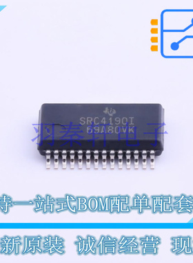 音频接口芯片 SRC4190IDBR SSOP-28-208mil TI 全新原装进口