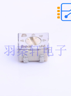 3314J-1-203E 5X5封装 微调电位器, 20K 工作温度-55℃ ~ 125℃