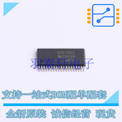 模数转换芯片ADC ADS7952SBDBTR TSSOP-38-4.4mm TI 全新原装进口