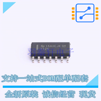 缓冲器/驱动器/收发器 SN74F126DR SOIC-14 TI 全新原装正品