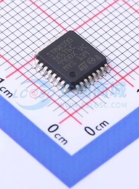 全新STM8S005K6T6CTR单片机LQFP-32(7x7) 16MHz 8 Bit 32KB