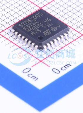 全新STM8S003K3T6CTR单片机LQFP-32(7x7) 16MHz 8 Bit 8KB 可开票