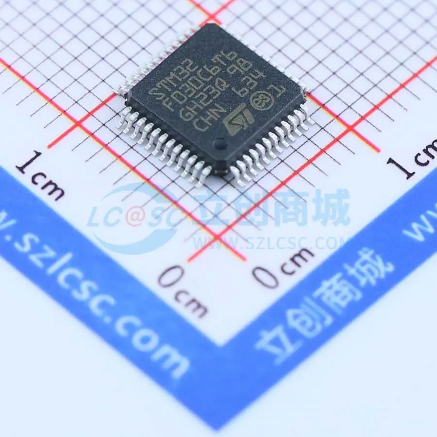 全新STM32F030C6T6单片机LQFP-48(7x7) 48MHz 32 Bit 32KB 可开票