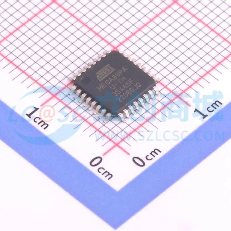 全新ATMEGA88PA-AU单片机TQFP-32(7x7) 20MHz 8 Bit 8KB 可开票