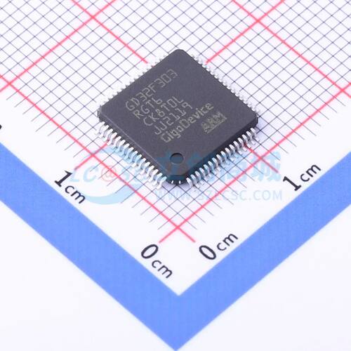 全新GD32F303RGT6单片机LQFP-64(10x10) 120MHz 1MB 可开票