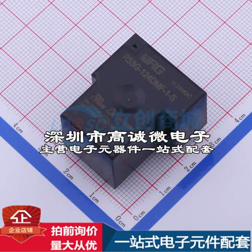 全新原装R53G-124DMF-1-S - 功率继电器配套 可开票