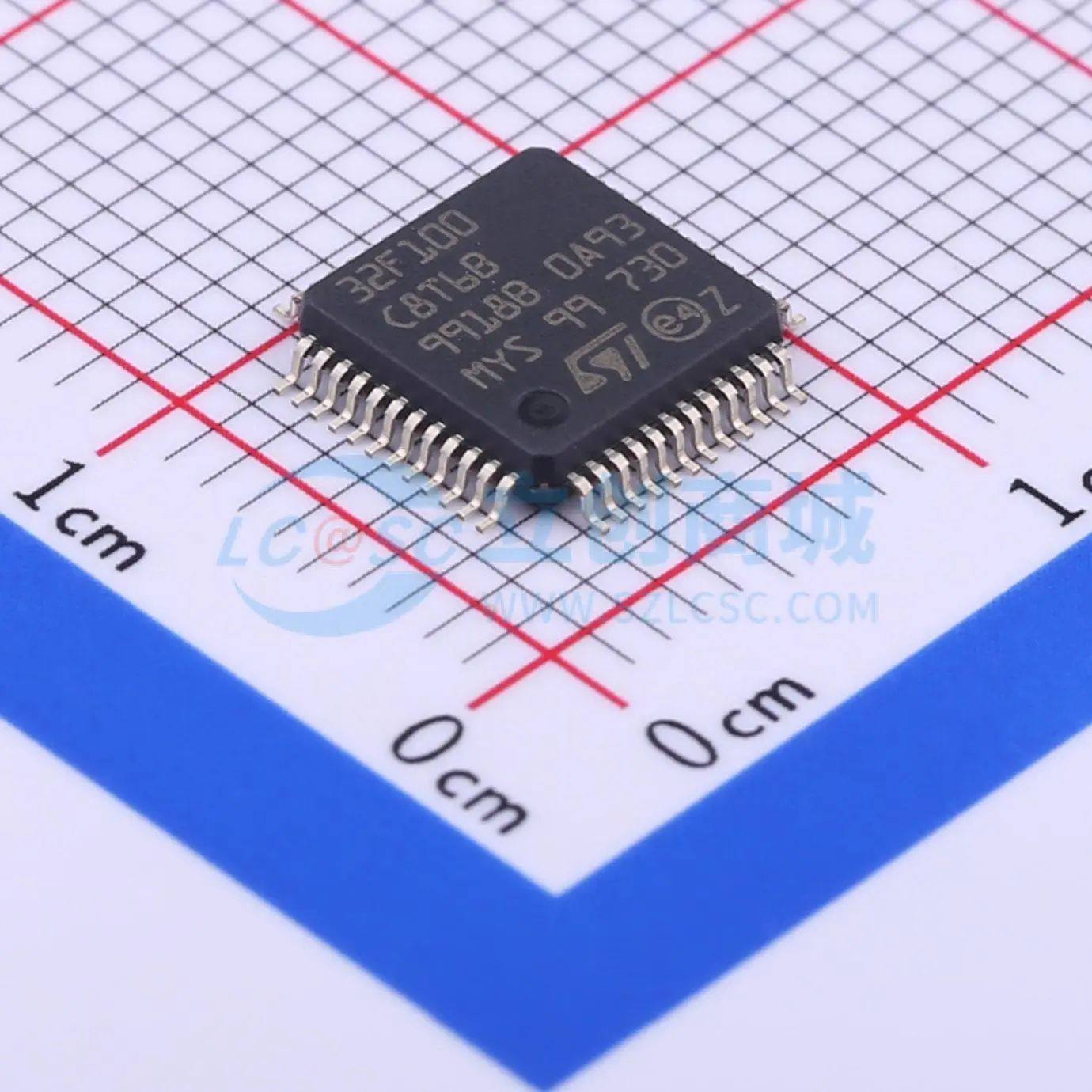 全新STM32F100C8T6B单片机LQFP-48(7x7) 24MHz 32 Bit 64KB