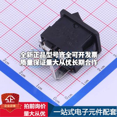 SS21-BBIWP2-R船型开关插件,21x15mm 跷板开关DPST 15x21mm无