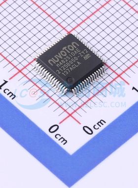 全新M482SIDAE单片机LQFP-64(7x7) 192MHz 32 Bit 512KB 可开票