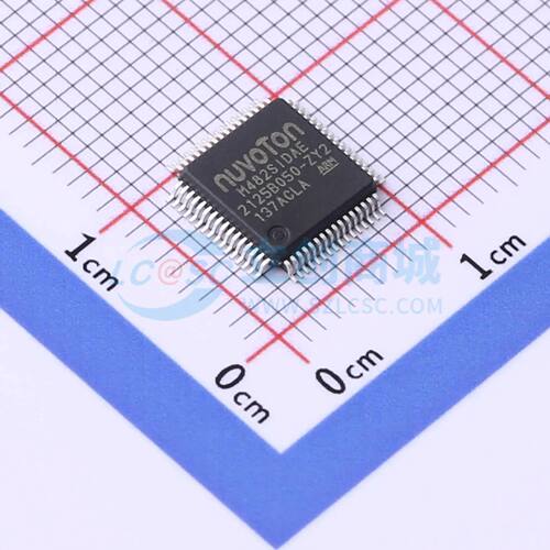 全新M482SIDAE单片机LQFP-64(7x7) 192MHz 32 Bit 512KB 可开票