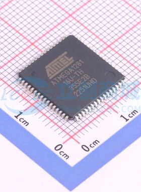 全新ATMEGA1281-16AU单片机TQFP-64(14x14) 16MHz 8 Bit 128KB