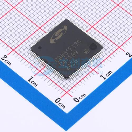 全新C8051F120-GQR单片机TQFP-100(14x14) 100MHz 8 Bit 128KB