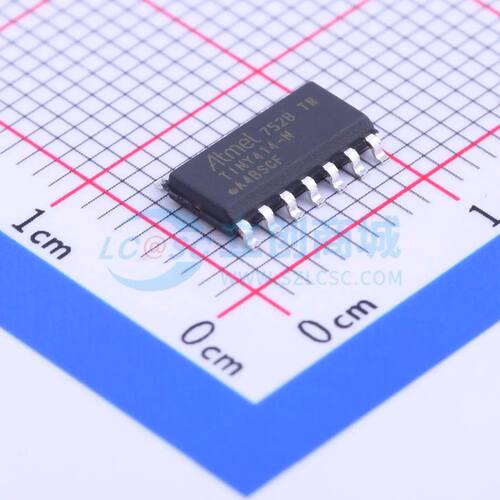 全新ATTINY414-SSNR单片机SOIC-14 20MHz 8 Bit 4KB 可开票
