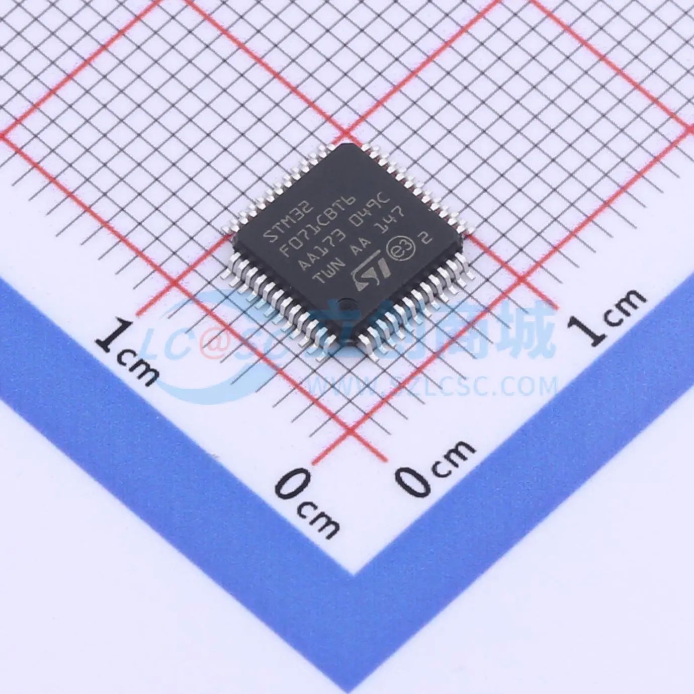 全新STM32F071CBT6TR单片机LQFP-48(7x7) 48MHz 32 Bit 128KB - 实物图