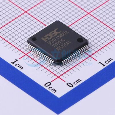 全新HC32L136K8TA-LQFP64单片机LQFP-64(10x10) 48MHz 64KB