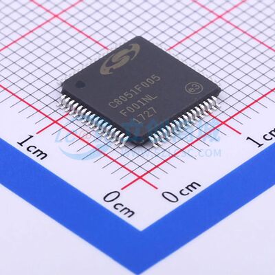 全新C8051F005-GQR单片机TQFP-64(10x10) 25MHz 8 Bit 32KB