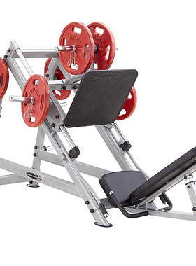 史帝飞/Steelflex PLDP 45度倒蹬机 健身房商用免维护挂片力量