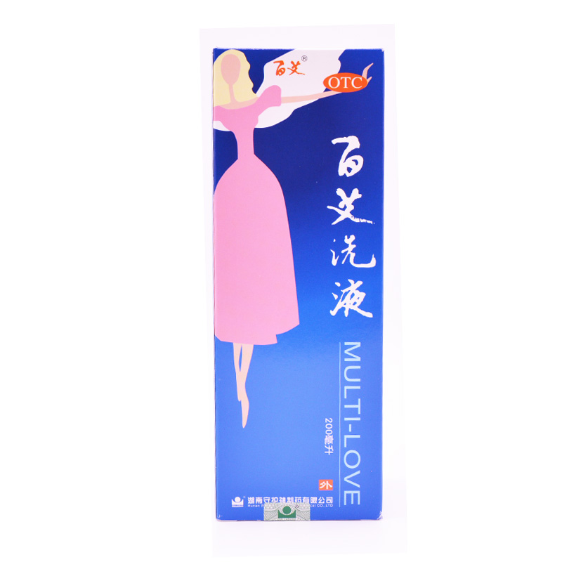 百艾洗液200ml*1瓶/盒 止癢藥清熱解毒帶下量多祛風(fēng)陰癢婦科燥濕