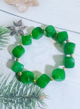 时尚之美捡漏清仓特价天然 琉璃手串18K手链女手链设计款单圈手链