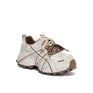 增高5CM舒适拼色百搭运动风老爹鞋女2026新款时尚休闲鞋运动女鞋