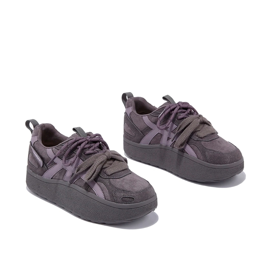 正品厚底4cm百搭真皮德训鞋2025冬季新款加绒保暖舒适运动休闲鞋