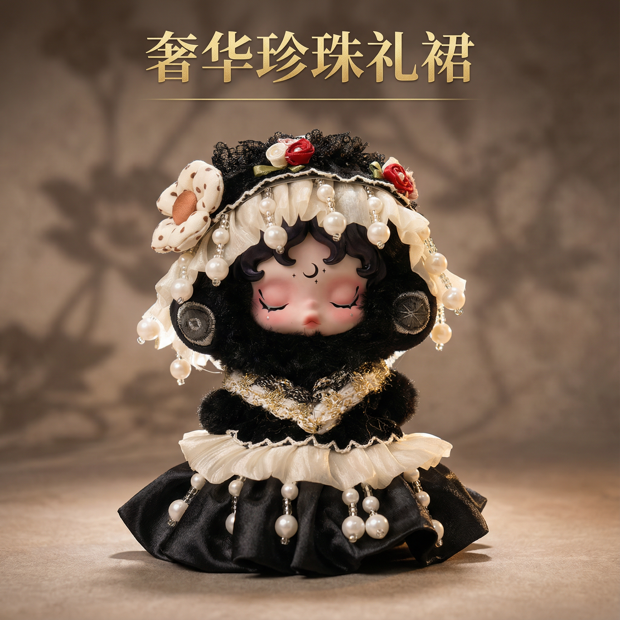 sp光织园娃衣SKULLPANDA系列送礼物搪胶公仔娃衣套装衣服着替换装