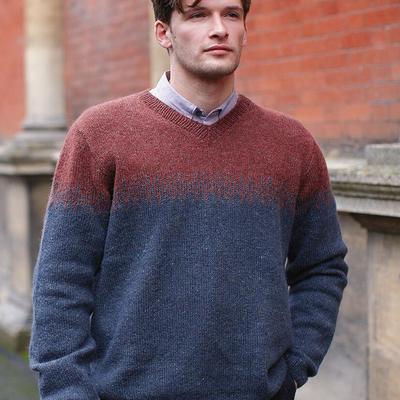 rowan手编霍尔特比毛衣羊毛毛线