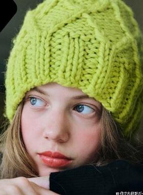 英国Rowan big wool羊毛线diy编织帽子材料包图解手编棒针粗毛线