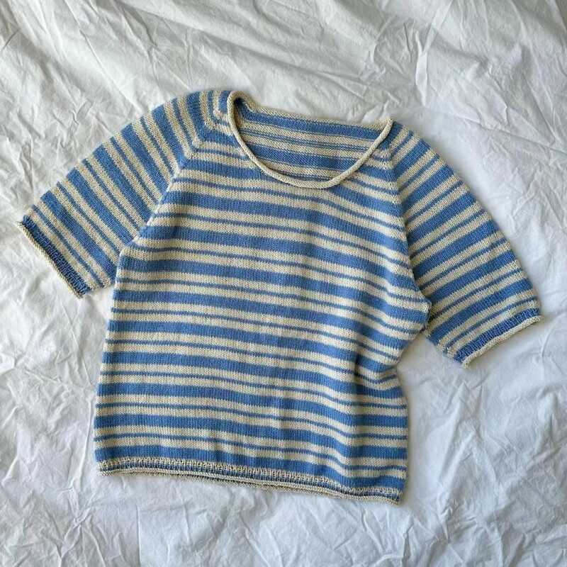 sandnes毛线编织短袖Tee材料包