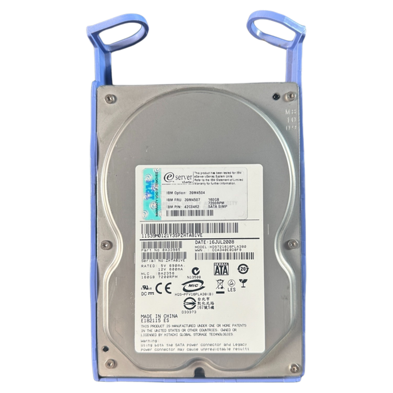IBM39M4504160G7.2KSATA硬盘