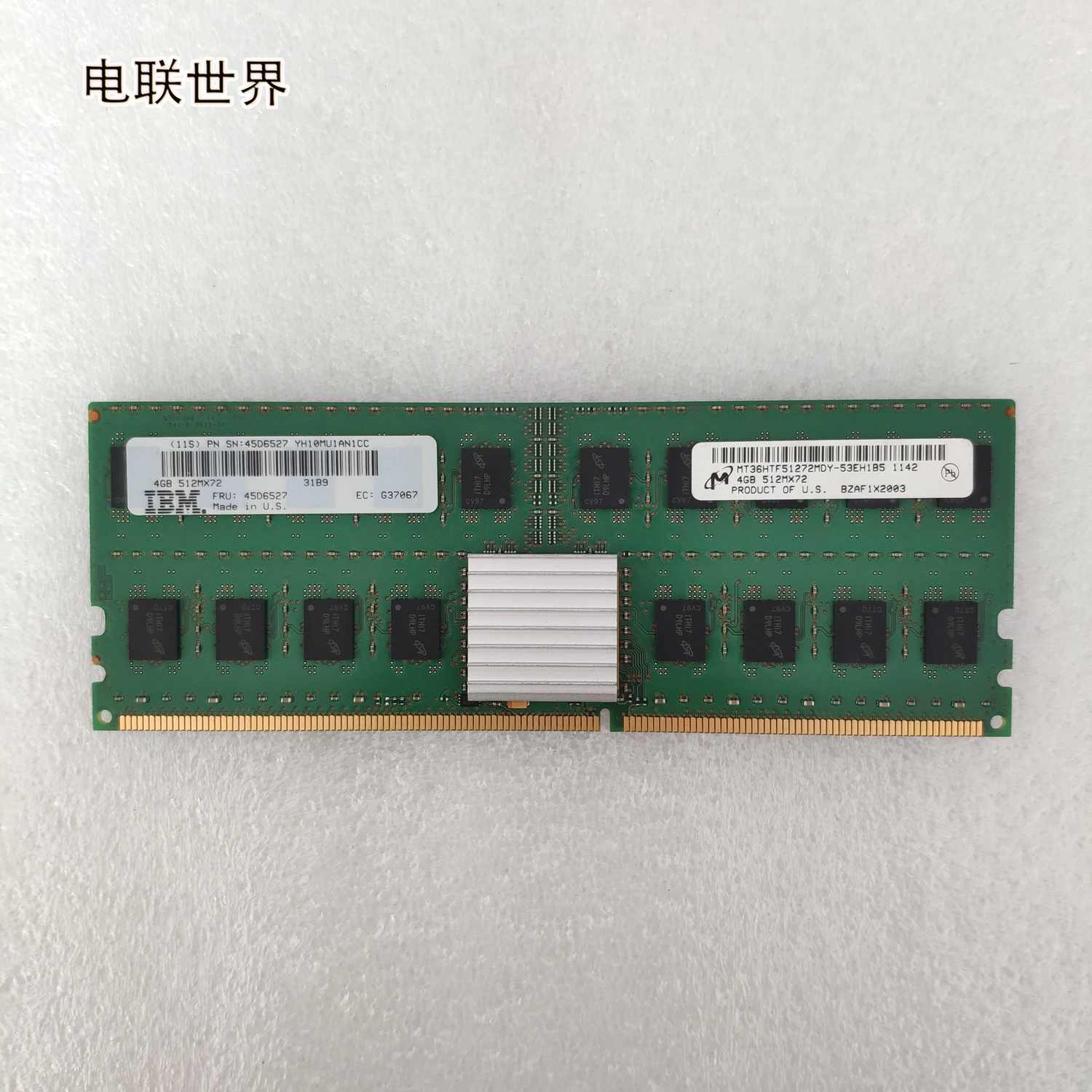 IBM 45D6527 4G  512MX72 31B9  P6 小型机内存 电脑硬件/显示器/电脑周边 企业级内存 原图主图