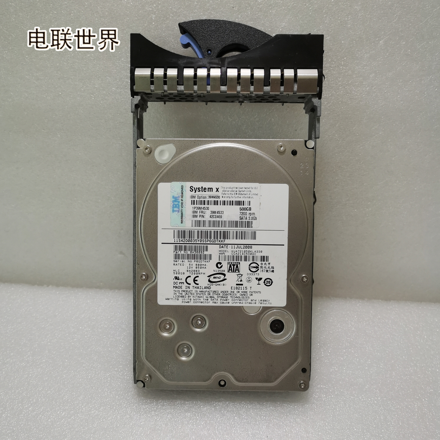 IBM 39M4533 42C0469 39M4530 500GB 7200K SATA硬盘