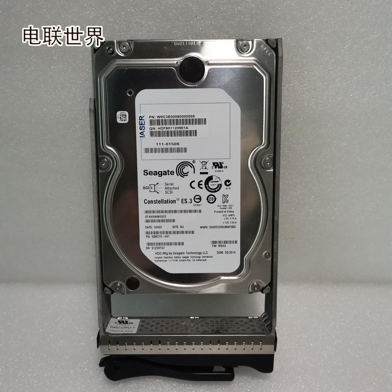 浪潮/ 9zm270-041  111-01506  4tb sas硬盘