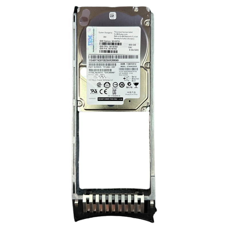 IBM 90Y8782 90Y8783 90Y8751 600GB 10K SAS 2.5寸服务器硬盘