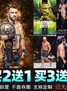 大帝亚历山大沃尔卡诺夫斯基海报 ufc明星格斗拳击墙贴壁纸装饰画