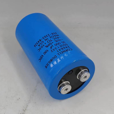 进口美系100V35000UF 变频器滤波带尾柱电解电容器100V33000UF