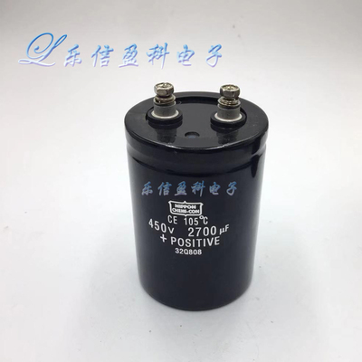 全新黑金刚450V2700UF电梯电解电容器 进口电容 65*105