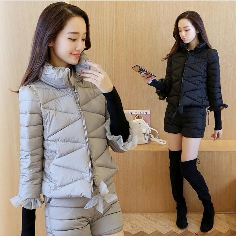 2025新款修身棉衣短款时尚棉服套装女韩版冬季棉袄外套冬衣两件套,女装/女士精品,棉衣/棉服,淘宝优惠券,粉丝福利购,淘宝优惠卷