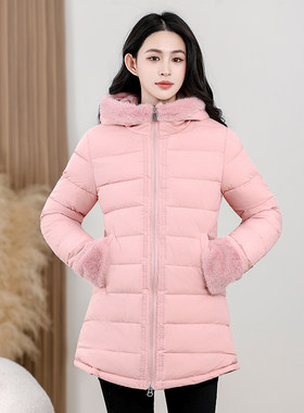 修身显瘦保暖外套妈妈棉衣女