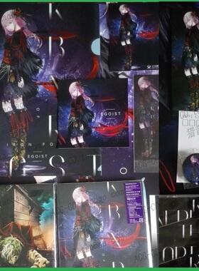 现货EGOIST甲铁城初回海报文件夹KABANERI OF THE IRON FORTRESS