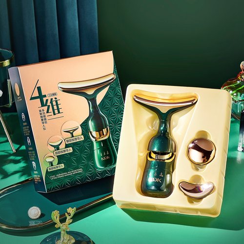 2025KDK美容仪四维多功能提拉电动按摩导入仪家用脸部一仪三体