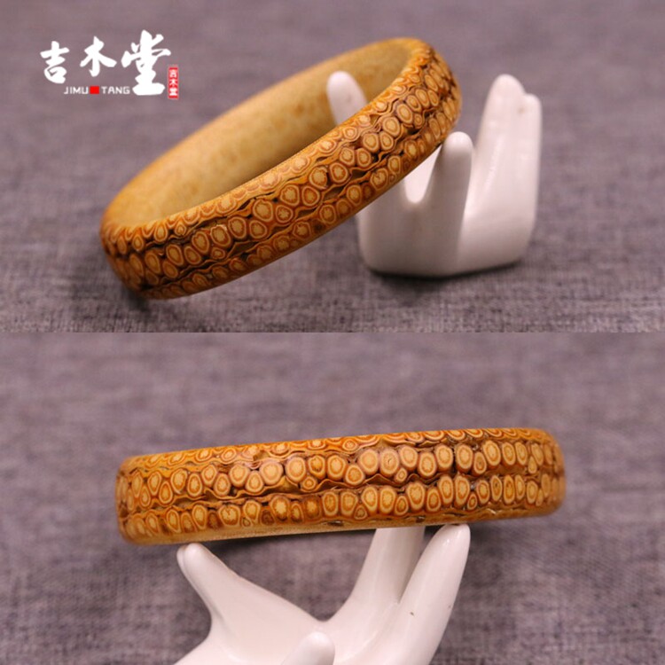 JIMUTANG 순수 수제 SU GONG 유명한 대나무 뿌리 조각 부티크 팔찌 크고 작은 크기의 남성과 여성을위한 맞춤형 전체 손톱 대나무 팔찌