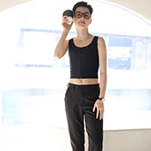 JSBOY大胸显小CD罩杯运动防抖束胸升级新款收副乳纯色束胸中长款