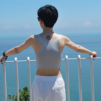 JSBOY新品束胸徕卡凉感拉链短款系列无痕减负重感设计舒适平整