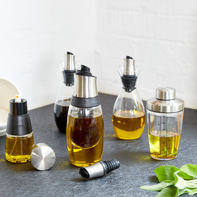 Cole&Mason防滴漏玻璃油瓶醋瓶