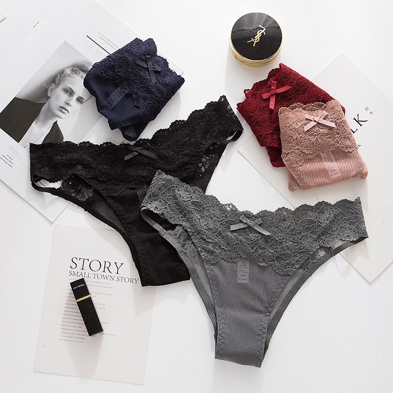 2026新款少女内裤性感蕾丝纯欲夏季薄款蜜桃臀网纱低腰三角内裤女,女士内衣/男士内衣/家居服,女三角裤,淘宝优惠券,粉丝福利购,淘宝优惠卷