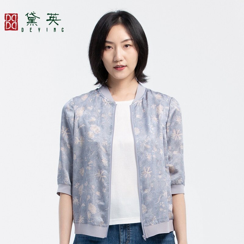 黛英夏季新品简约百搭民族风款外套 WAP2242